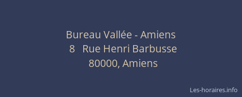 Bureau Vallée - Amiens