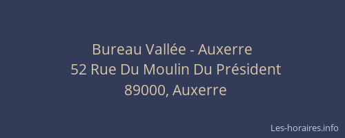 Bureau Vallée - Auxerre