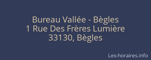 Bureau Vallée - Bègles