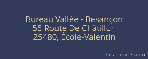 Bureau Vallée - Besançon