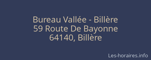 Bureau Vallée - Billère