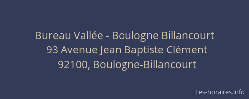 Bureau Vallée - Boulogne Billancourt