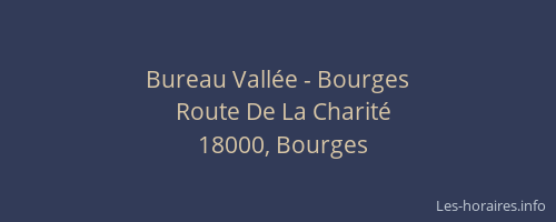 Bureau Vallée - Bourges