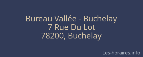 Bureau Vallée - Buchelay