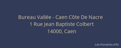 Bureau Vallée - Caen Côte De Nacre