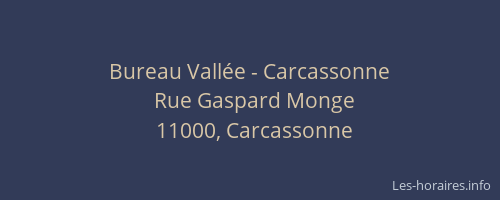 Bureau Vallée - Carcassonne