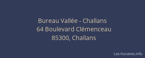 Bureau Vallée - Challans