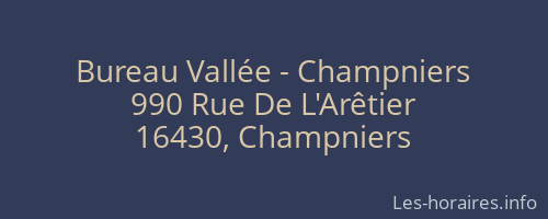 Bureau Vallée - Champniers