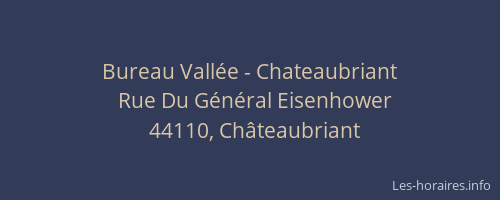 Bureau Vallée - Chateaubriant