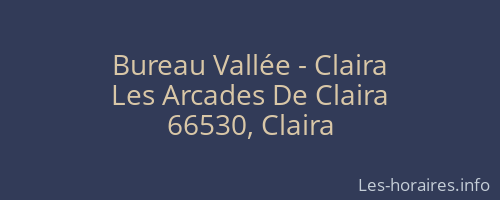 Bureau Vallée - Claira