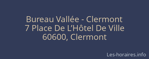 Bureau Vallée - Clermont