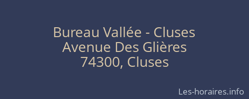 Bureau Vallée - Cluses