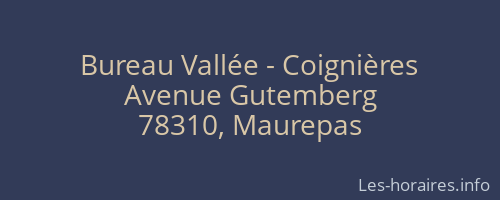 Bureau Vallée - Coignières