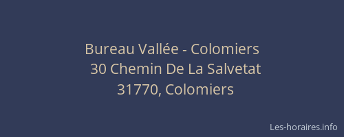 Bureau Vallée - Colomiers