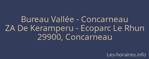 Bureau Vallée - Concarneau