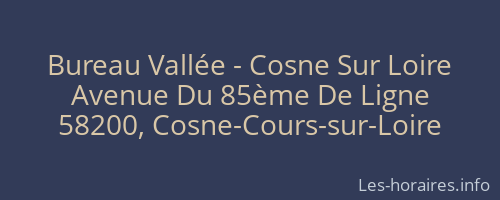 Bureau Vallée - Cosne Sur Loire