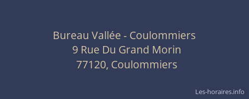 Bureau Vallée - Coulommiers