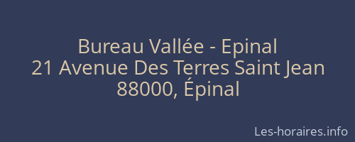 Bureau Vallée - Epinal