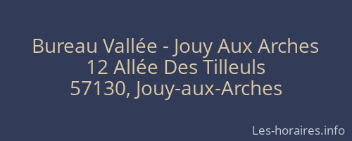 Bureau Vallée - Jouy Aux Arches