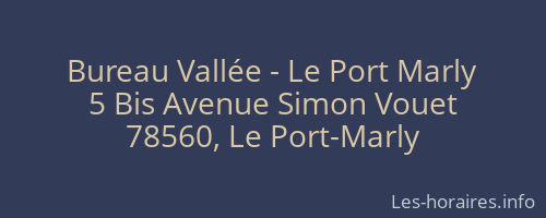 Bureau Vallée - Le Port Marly