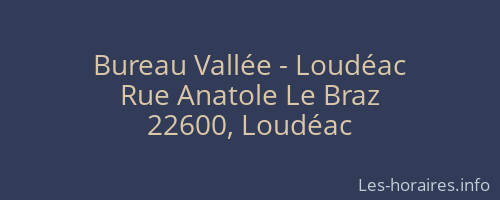 Bureau Vallée - Loudéac