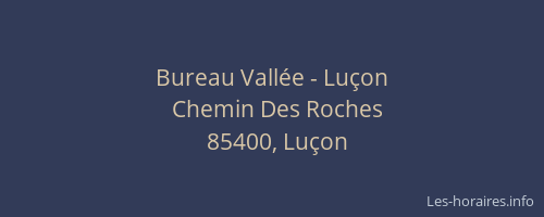 Bureau Vallée - Luçon