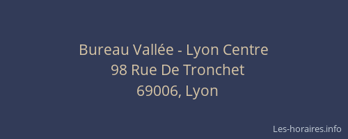 Bureau Vallée - Lyon Centre