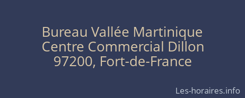 Bureau Vallée Martinique