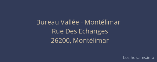 Bureau Vallée - Montélimar
