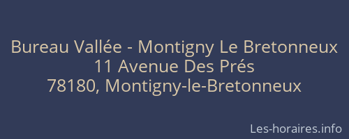 Bureau Vallée - Montigny Le Bretonneux