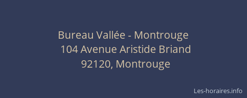 Bureau Vallée - Montrouge
