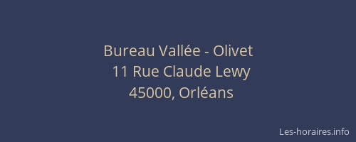 Bureau Vallée - Olivet