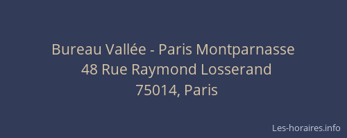 Bureau Vallée - Paris Montparnasse
