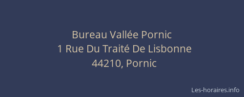 Bureau Vallée Pornic