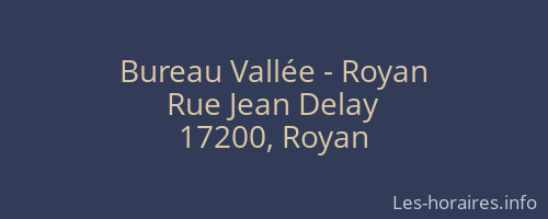 Bureau Vallée - Royan