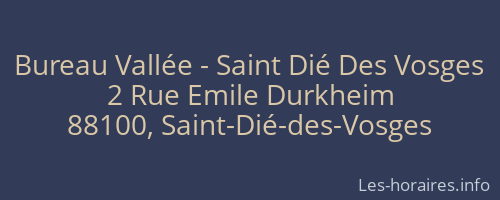 Bureau Vallée - Saint Dié Des Vosges