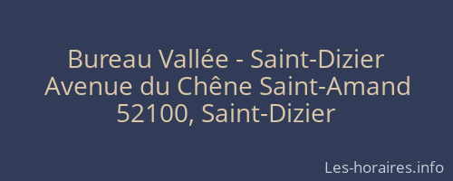 Bureau Vallée - Saint-Dizier
