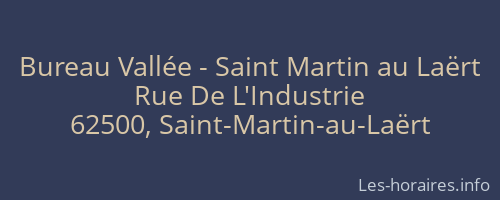 Bureau Vallée - Saint Martin au Laërt