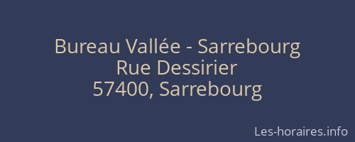 Bureau Vallée - Sarrebourg