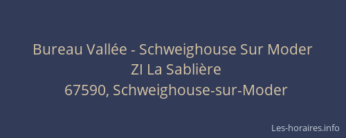 Bureau Vallée - Schweighouse Sur Moder