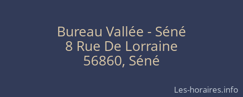 Bureau Vallée - Séné