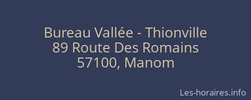 Bureau Vallée - Thionville