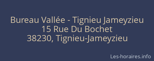 Bureau Vallée - Tignieu Jameyzieu