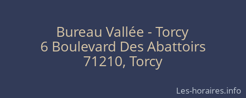 Bureau Vallée - Torcy
