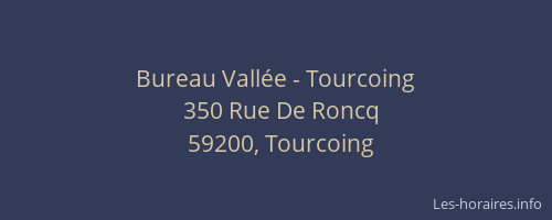 Bureau Vallée - Tourcoing