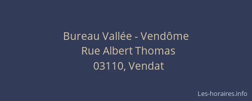 Bureau Vallée - Vendôme