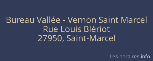 Bureau Vallée - Vernon Saint Marcel