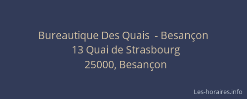 Bureautique Des Quais  - Besançon