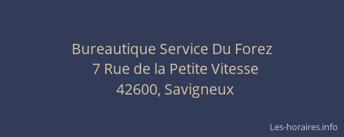 Bureautique Service Du Forez