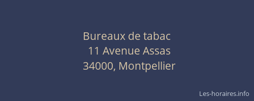 Bureaux de tabac